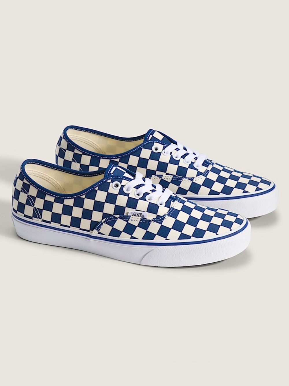 NWT Vans Checkered Navy True Blue Sneakers / Women's 8 Men's 6.5